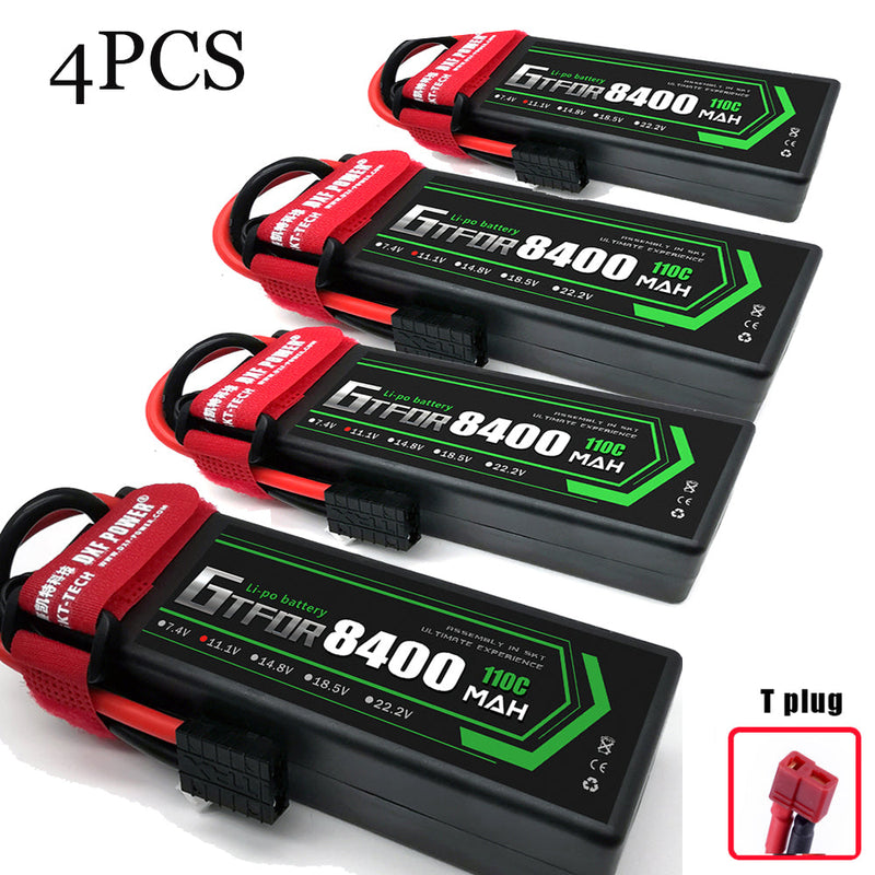 (PL)GTFDR Lipo Battery 3S 11.1V 8400mAh 110C/220C HardCase Lipo Battery for RC HPI HSP 1/8 1/10 Buggy RC Car Truck