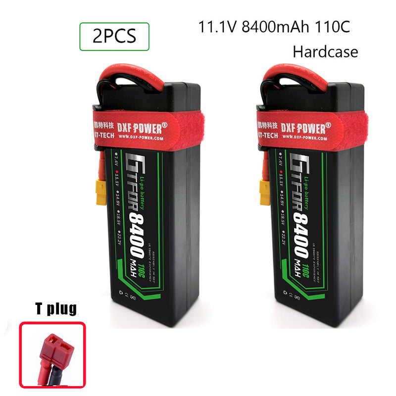 (IT)GTFDR Lipo-Akku 3S 11,1 V 8400 mAh 110 C/220 C HardCase Lipo-Akku für RC HPI HSP 1/8 1/10 Buggy RC Car Truck 