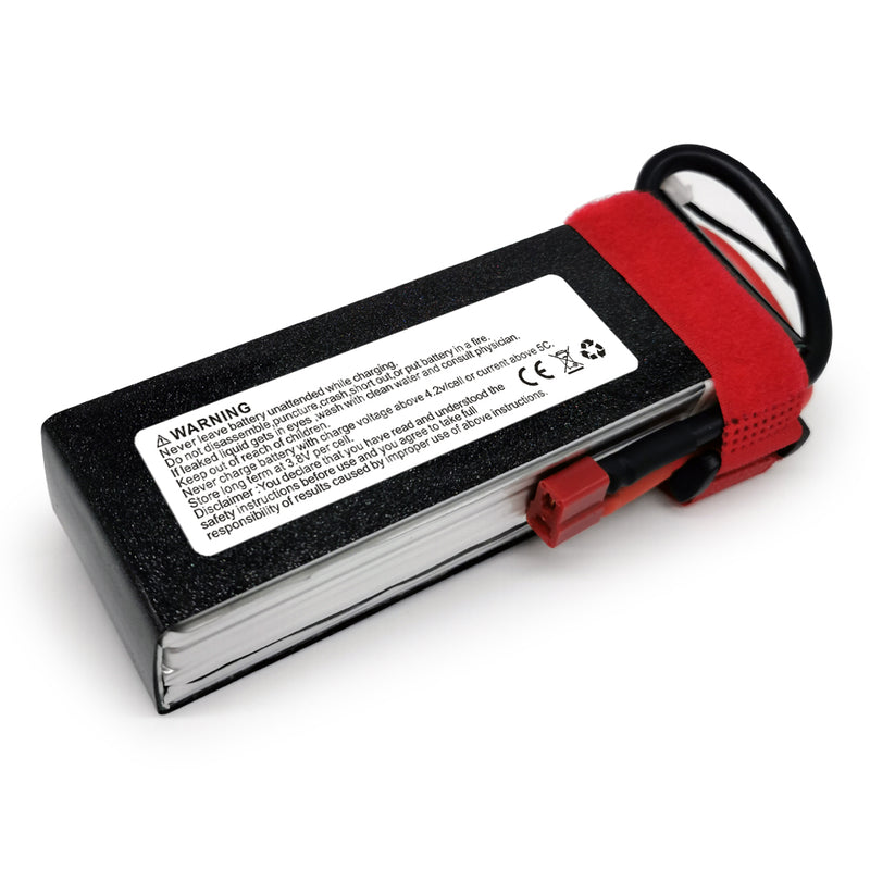 (CN)GTFDR 2S Lipo Battery 7.4V 130C 5300mAh Soft Case Battery with EC5 XT90 Connector for Car Truck Tank RC Buggy Truggy Racing Hobby