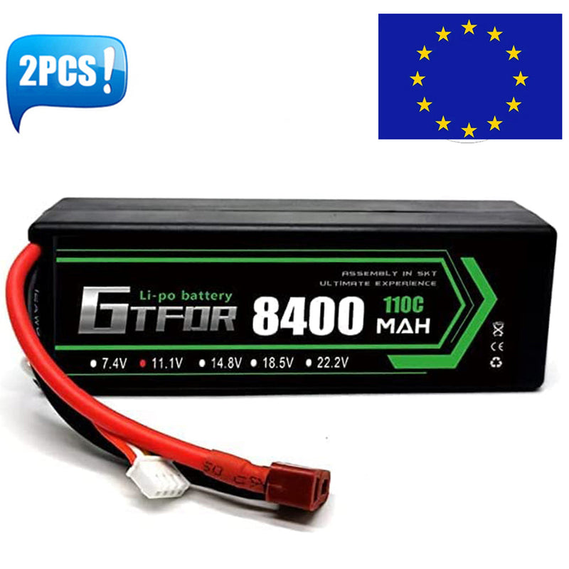 (GE)GTFDR Lipo-Akku 3S 11,1 V 8400 mAh 110C/220C HardCase Lipo-Akku für RC HPI HSP 1/8 1/10 Buggy RC Car Truck 