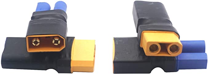 (EU)2 paires DXF Hobby XT90 prise vers EC5 Style mâle femelle connecteur sans fil adaptateur pour RC FPV batterie charge ESC
