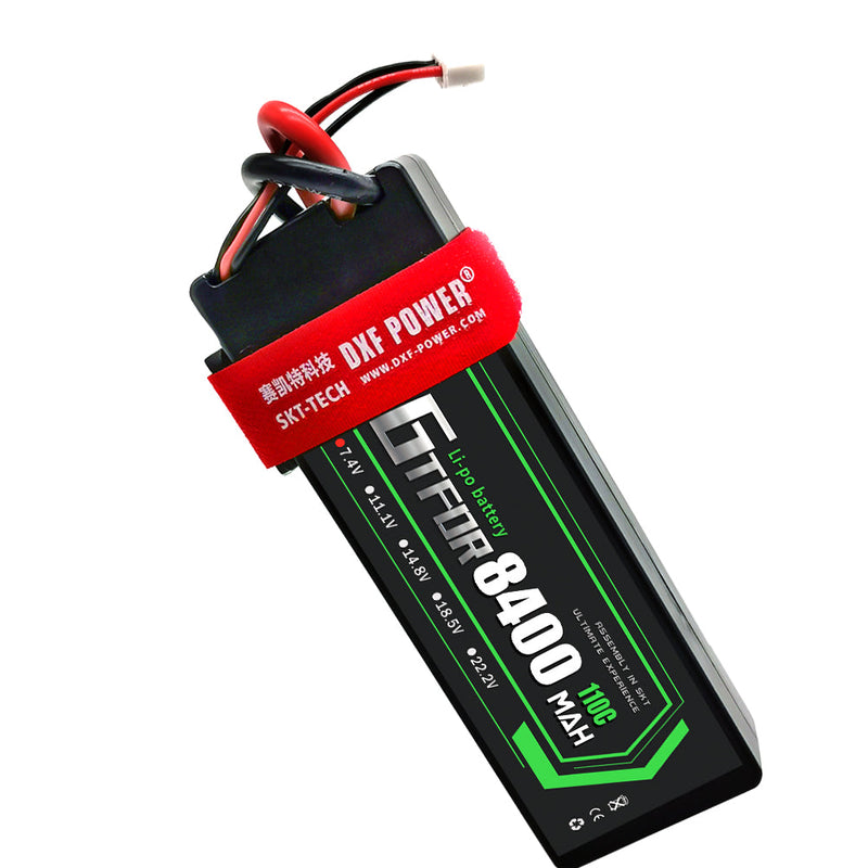 (IT)GTFDR Lipo Battery 2S 7.4V 8400mAh 110C/220C HardCase Lipo Battery for RC HPI HSP 1/8 1/10 Buggy RC Car Truck