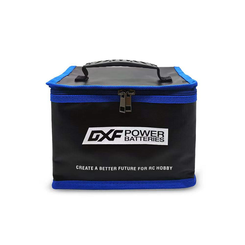 (IT)DXF Feuerfeste, explosionsgeschützte, wasserdichte, sichere Lipo-Akku-Tasche für die Aufbewahrung von Lipo-Akkus, zum Aufladen, feuer- und wasserbeständig, äußerst stabiler Lipo-Akku-Schutz mit Doppelreißverschluss (2 Packungen) 