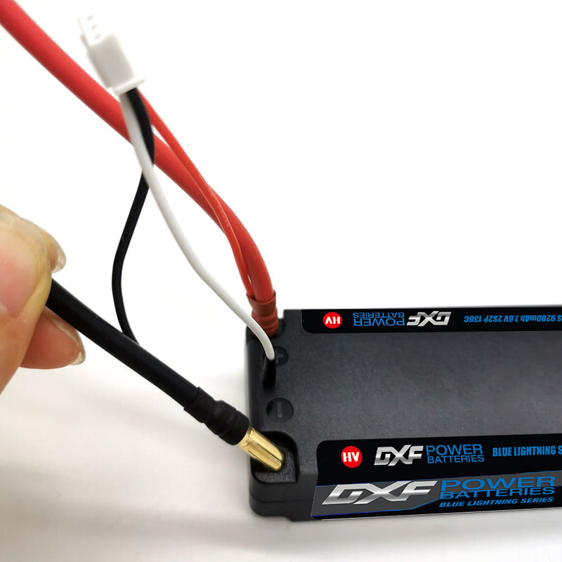 (IT) DXF 2S 7,6 V Lipo-Akku 130 C 9200 mAh mit 5 mm Kugel für RC 1/8 Fahrzeuge, Auto, LKW, Tank, Truggy, Wettbewerb, Rennsport, Hobby 