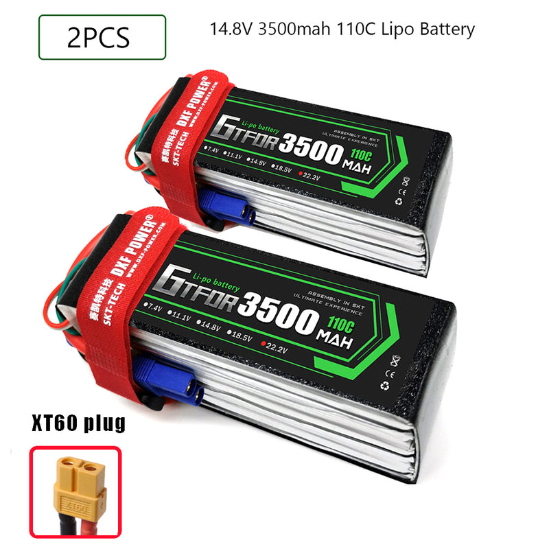 (CN)GTFDR Lipo Battery 6S 22.2V 3500MAH 110C GRAPHENE \ For FPV Drone UAV RC Helicopter Car Boat Parts With XT60 T 22.2V Battery