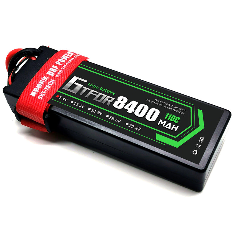 (FR)GTFDR Lipo Battery 2S 7.4V 8400mAh 110C/220C HardCase Lipo Battery for RC HPI HSP 1/8 1/10 Buggy RC Car Truck